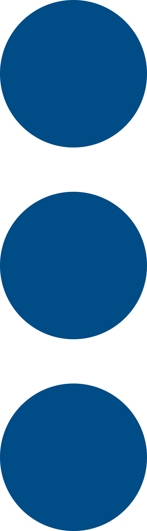 Blaue Kreise Vertikal